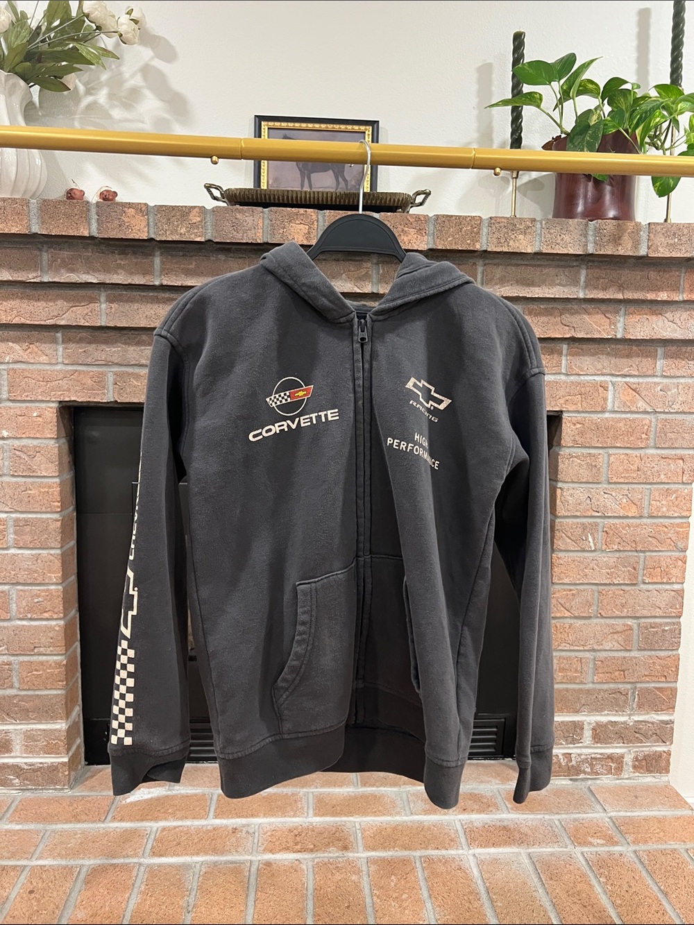 abercrombie kids Black Corvette Zip-Up Hoodie